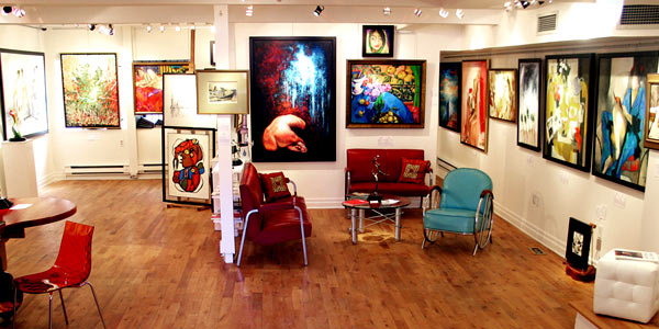 Interior View of Galerie Lamoureux Ritzenhoff